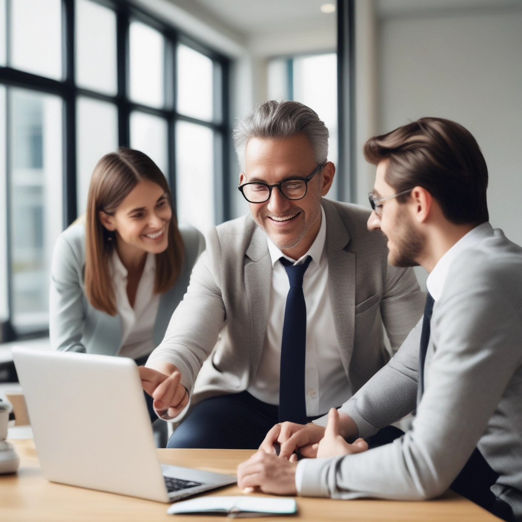 man in blue crew neck t-shirt holding white printer paper